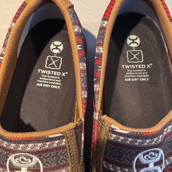 Hooey by Twisted X Mens Southwestern Print Casual Slip-On Lopers Size 11 - Picture 5 of 7